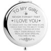 DIDADIC Daughter Gifts For Christmas, Birthday Gifts For Daughters, Graduation Gifts For Her, To My Girl Makeup Mirror 1 DIDADIC Daughter Gifts For Christmas, Birthday Gifts For Daughters, Graduation Gifts For Her, To My Girl Makeup Mirror -Moen Shop 51xRb1l49hL