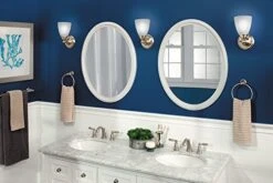 Moen YB2286BN Brantford Collection Traditional Single Post Bathroom Hand -Towel Ring, Brushed Nickel